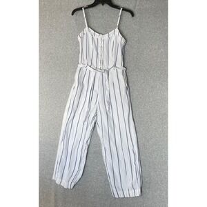 Rails Happer Prato‎ Stripe Jumper Womens Small Pockets Coastal Belt